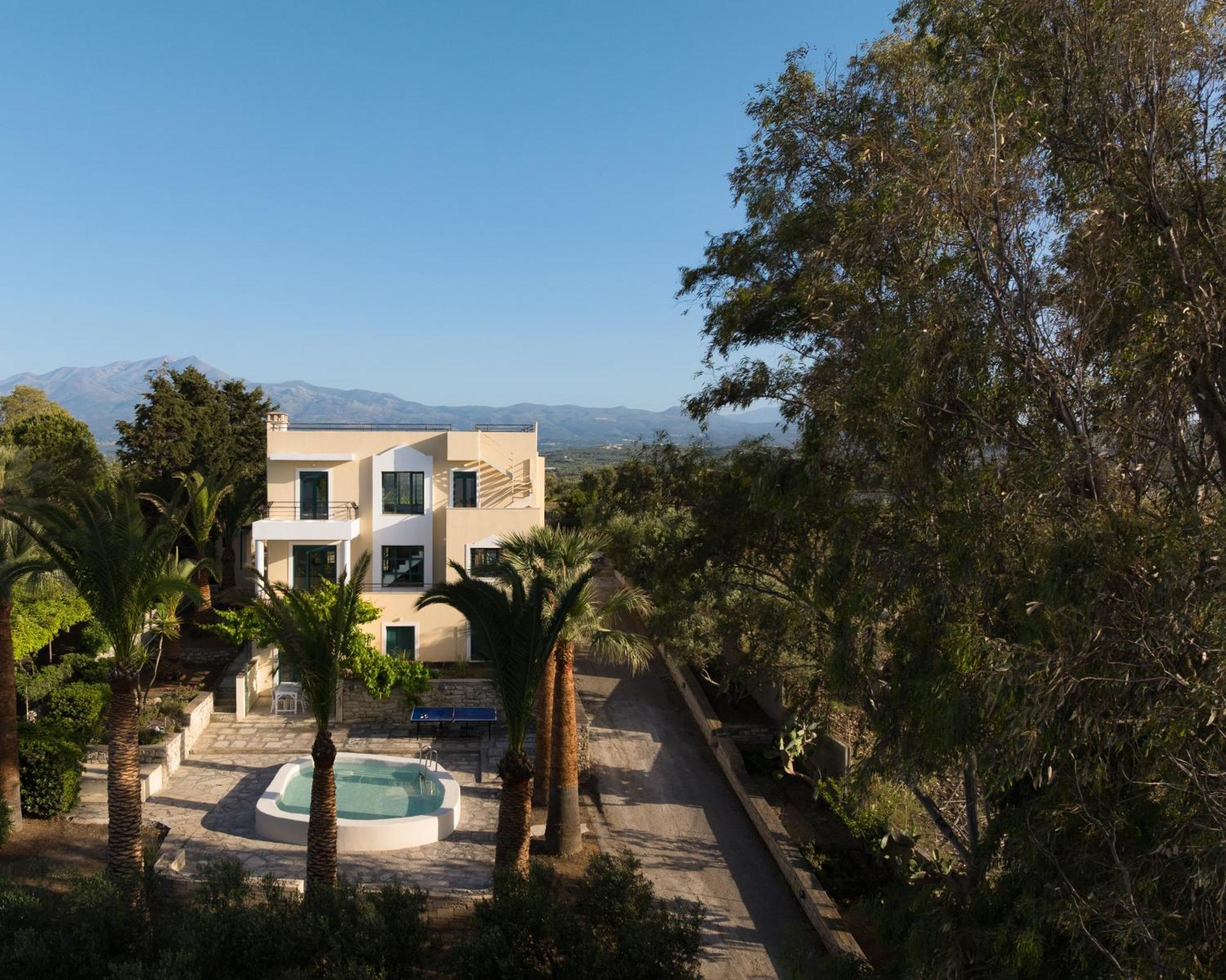 Olivetum Holiday Villa Pánormos 外观 照片